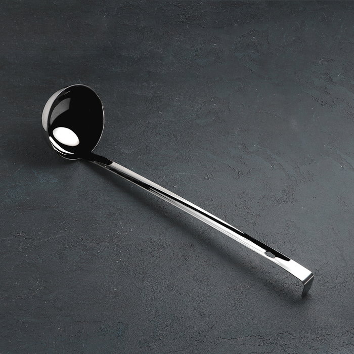 Половник цельнотянутый 360 мл, толщина стали 1,5 мм