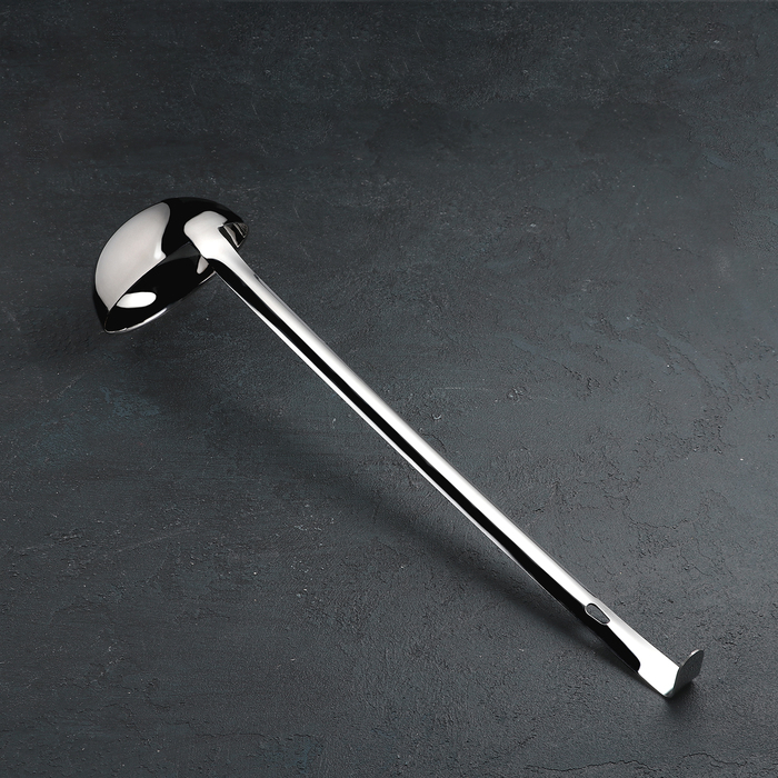 Половник цельнотянутый 360 мл, толщина стали 1,5 мм