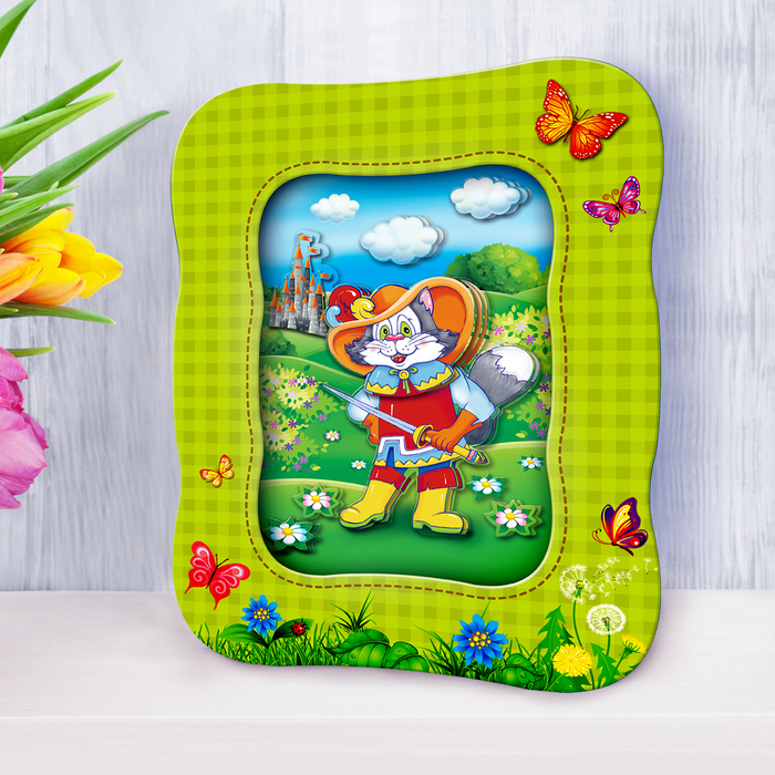 3D картина - объемная аппликация "Любимая сказка"