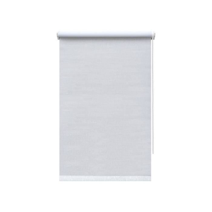 Рулонная штора Блэкаут «Каролина», 120х160 см, цвет белый