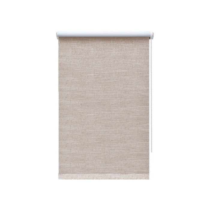 Рулонная штора Блэкаут «Каролина», 120х160 см, цвет коричневый