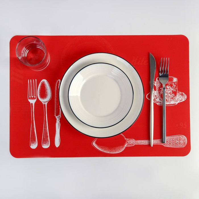 Салфетка кухонная "Сервиз" 42х27 см