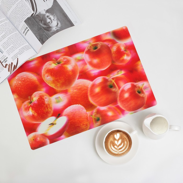 Салфетка кухонная Real 3D "Яблочки" 42х28 см