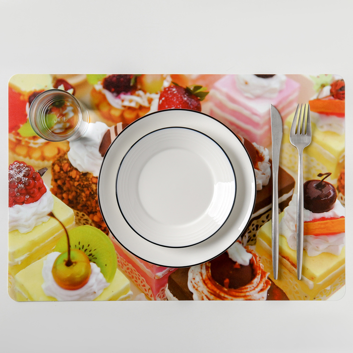 Салфетка кухонная "Сладкий десерт" 42х27 см