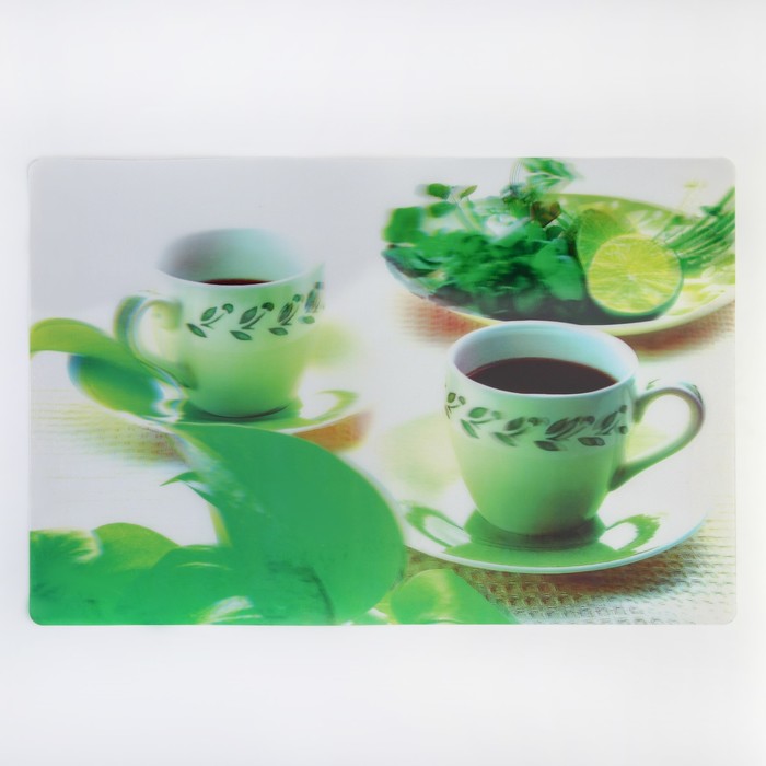 Салфетка кухонная Real 3D "Тонус" 42х28 см, рисунок МИКС