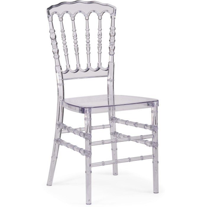 

Пластиковый стул Chiavari 1 пластик, прозрачный 40x45x90 см