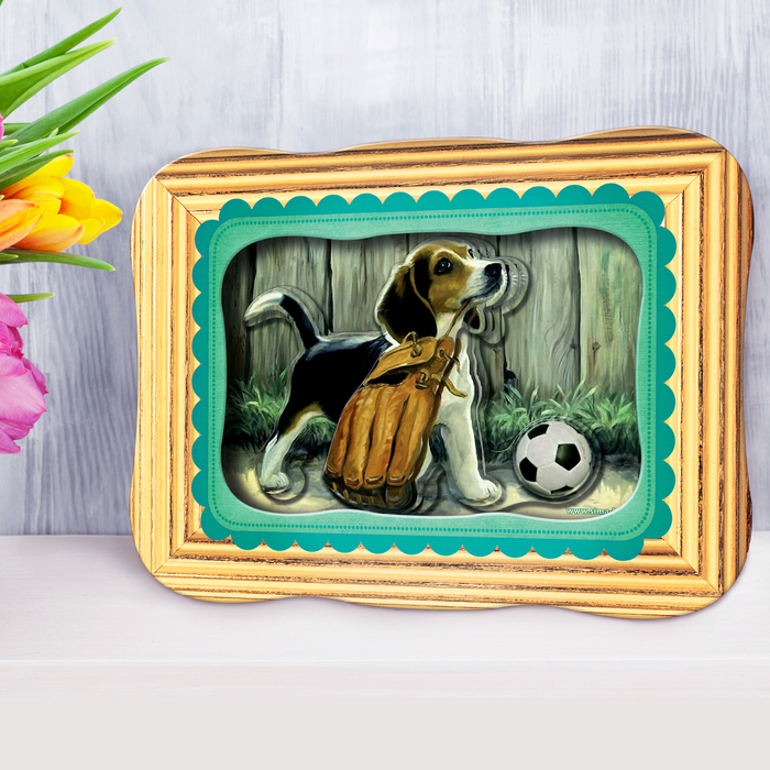 3D картина - объемная аппликация "Верный друг"