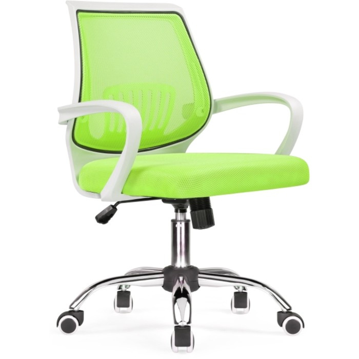 Кресло детское Ergoplus металл/ткань, хром/зеленый 61x55x84 см
