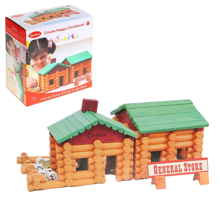 Конструктор &quot;Строим дом&quot;, 170 деталей