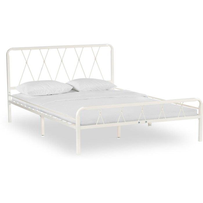 Кровать Иоханна 18 металл, белый 1600х2000