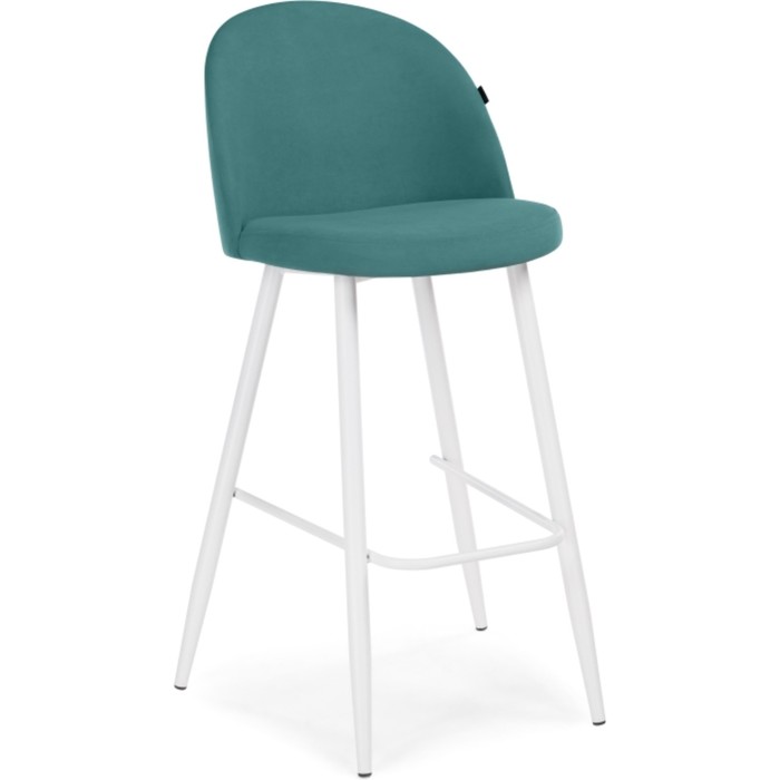 

Стул барный Сондре металл/велюр, белый/зеленый 50x60x106 см