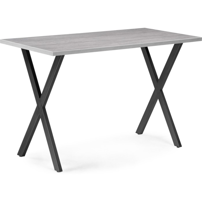 

Стол деревянный Алеста Лофт металл, бетон/черный 60x120x77 см