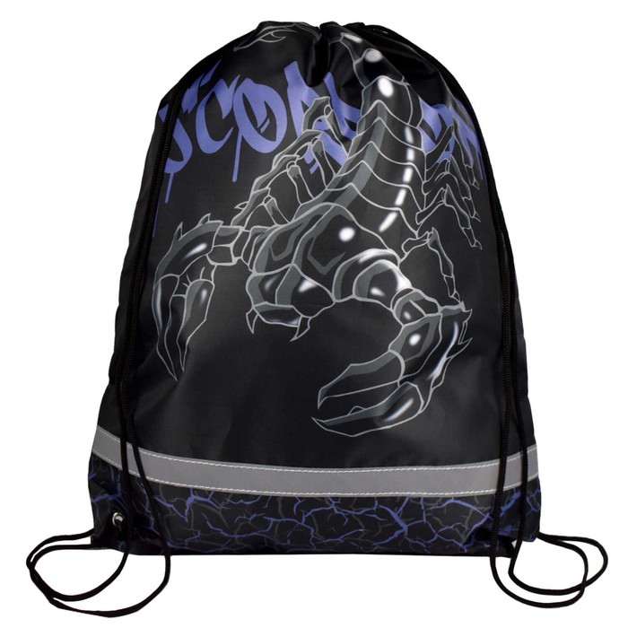 Мешок для обуви 480 х 360 мм Феникс сублимация светоотражающая полоса Скорпион 307₽