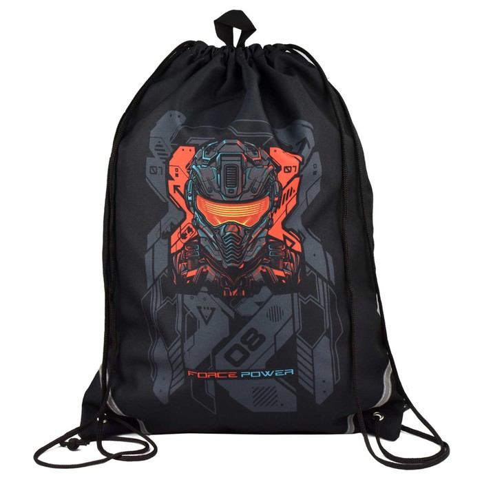 Мешок для обуви 480 х 360 мм Феникс сублимация светоотражающая полоса Кибер 404₽