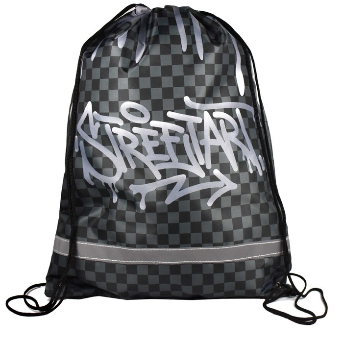 Мешок для обуви 480 х 360 мм Феникс сублимация светоотражающая полоса Панк 307₽