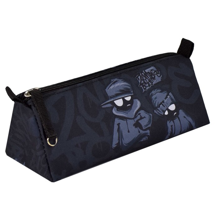 Пенал мягкий 1 отделение 85 х 200 х 65 мм объёмный Феникс Бунтарский дух чёрный 65362 315₽