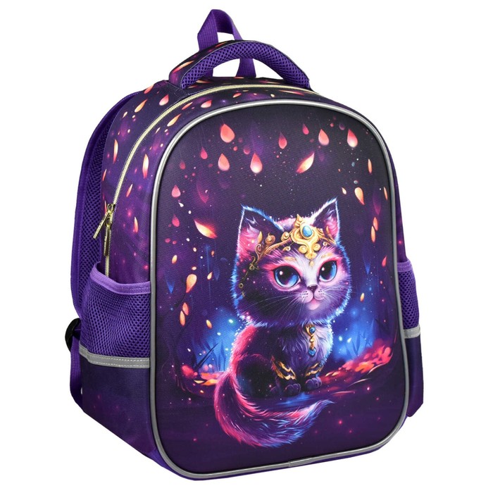 Рюкзак каркасный Феникс 375275145 Волшебный кот дев фиолет 64618 4381₽