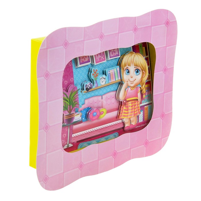 3D картина - объемная аппликация "Моя куколка"