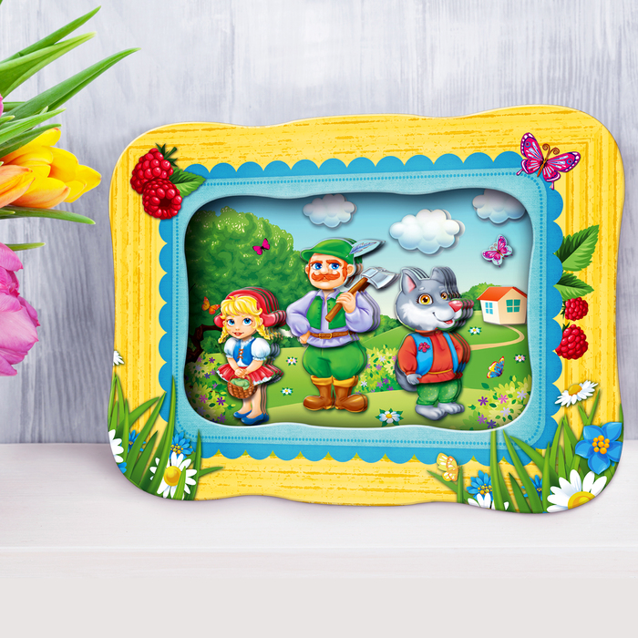 3D картина - объемная аппликация "Сказочное приключение"