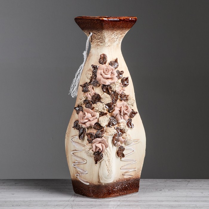 Ваза "Мадра" большая, букет