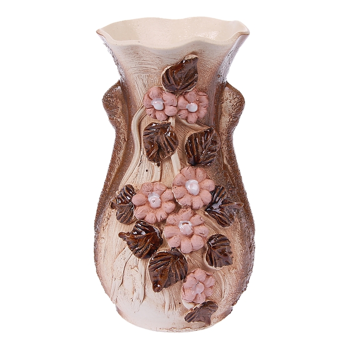 Ваза "Лакшми" малая, сакура, лепка