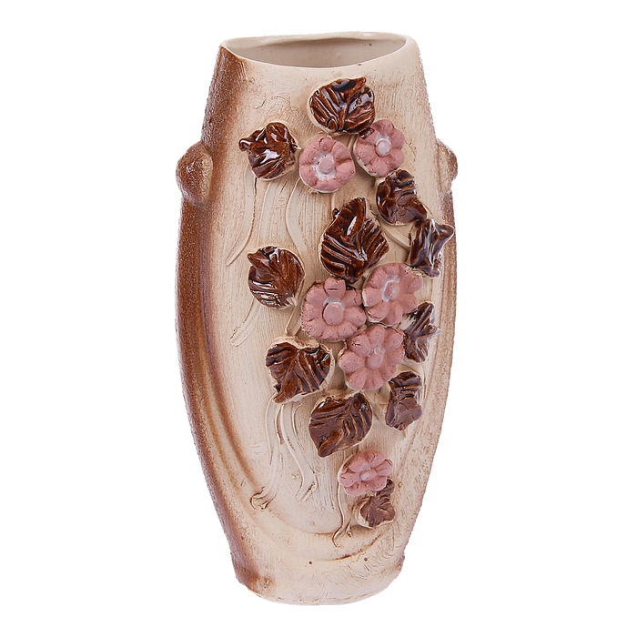 Ваза "Калипсо" малая, сакура, лепка