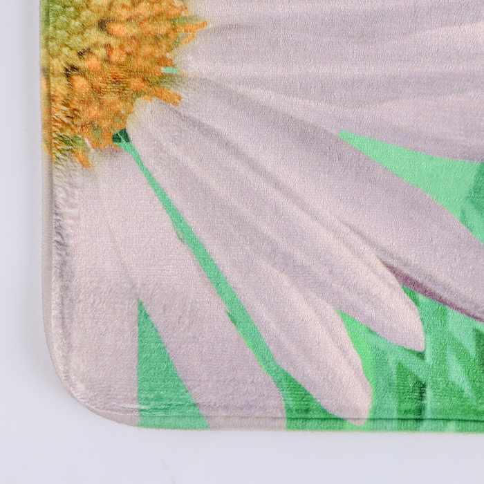 Набор ковриков для ванной и туалета "Ромашки" 2 шт