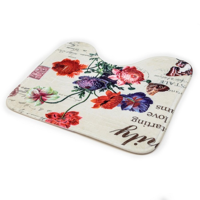 Набор ковриков для ванной и туалета "Нежность" 3 шт