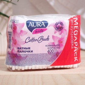 

Ватные палочки Aura Classic, 400 шт. в пакете