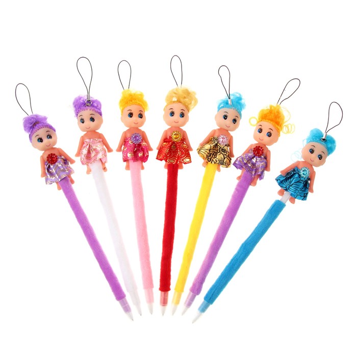 Ручка "Куколка", цвета МИКС