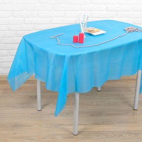 Скатерть «Праздничный стол», 137х183 см, цвет, голубой от Сима-ленд