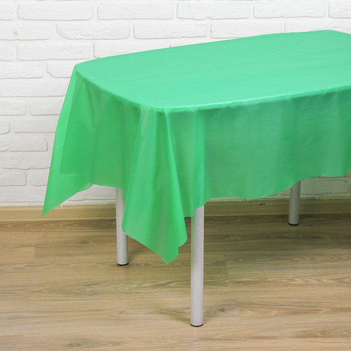 фото Скатерть «праздничный стол», цвет: зелёный, 137х183 см страна карнавалия