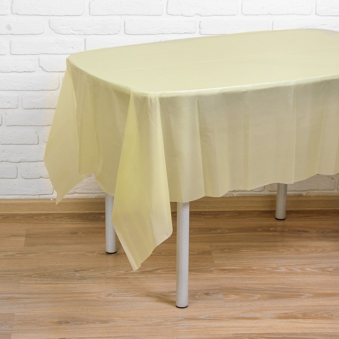 фото Скатерть «праздничный стол», 137×183 см, цвет лимонный страна карнавалия