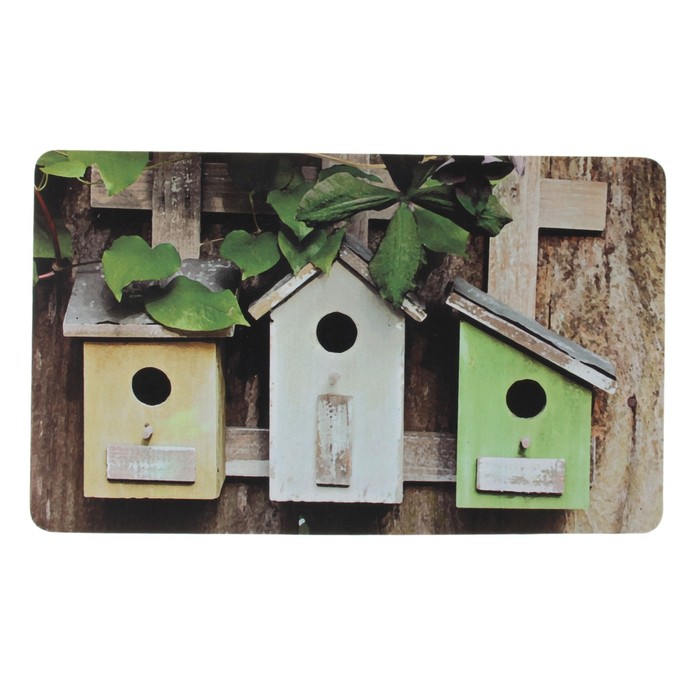 Коврик придверный "Скворечники"