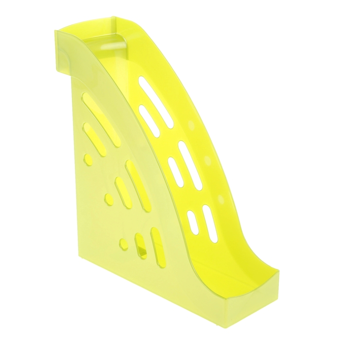 Лоток для бумаг вертикальный "Торнадо", зеленый GLOSS