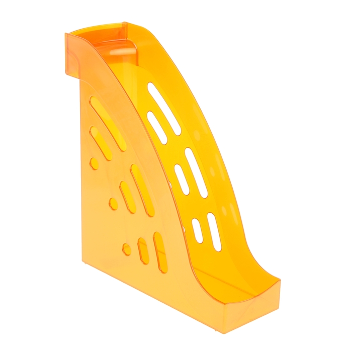 Лоток для бумаг вертикальный "Торнадо", оранжевый GLOSS