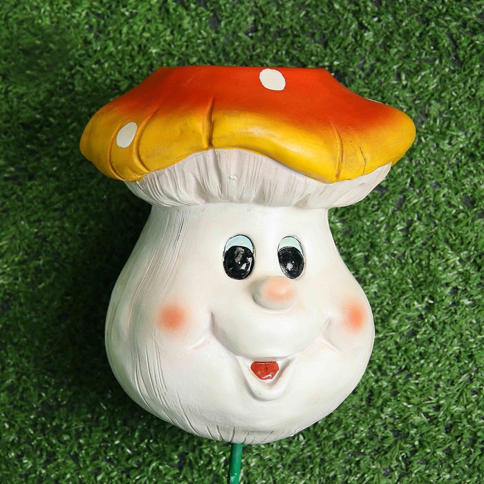 Декоративный штекер "Весёлый мухомор"