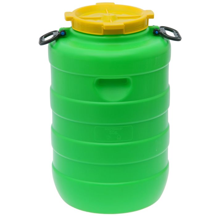 Фляга пищевая, 50 л, горловина 19 см, цвет МИКС