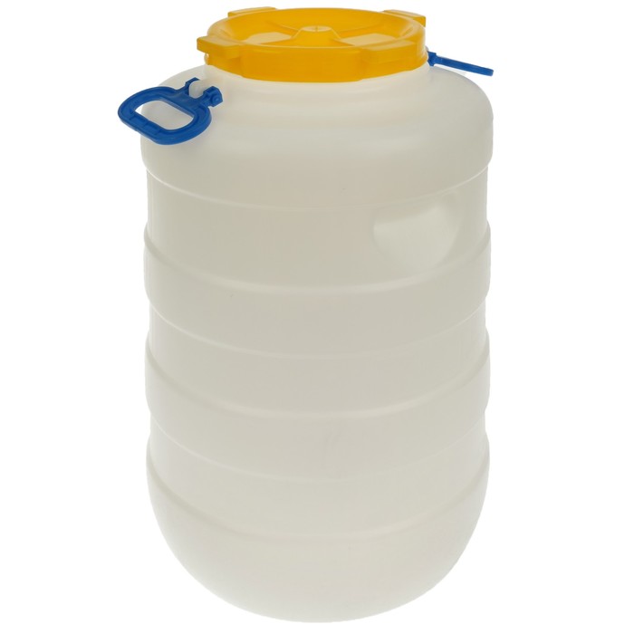 Фляга пищевая, 50 л, горловина 19 см, белая