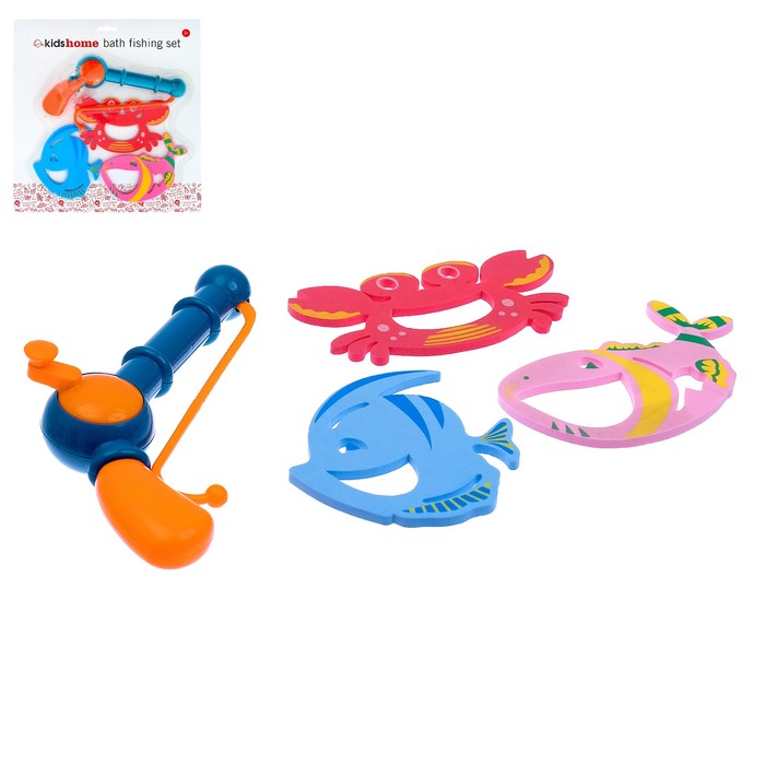 Рыбалка "Большие рыбки-1", с удочкой, 3 рыбки