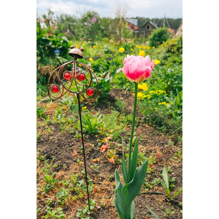 Декоративный штекер "Божья коровка" витая