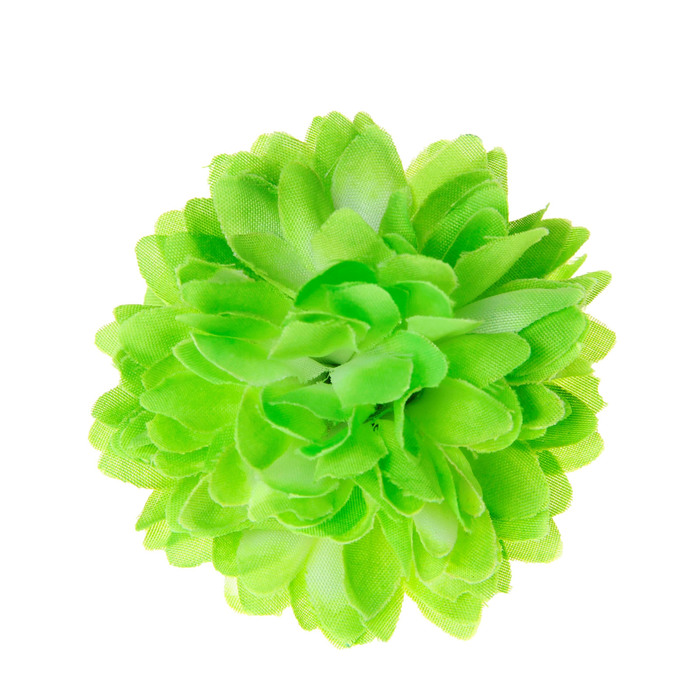 Зажим "Георгин", цвет зеленый