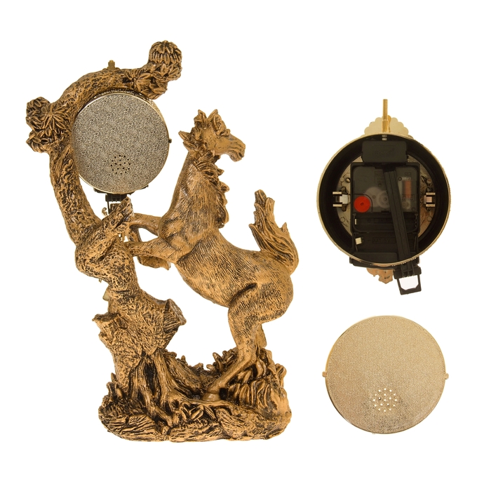 Часы настольные "Ретивый конь"