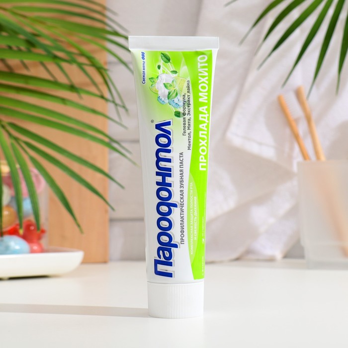 Зубная паста "Пародонтол" Прохлада Мохито, в тубе, 134 г