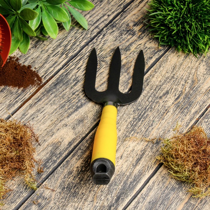 Вилка посадочная, длина 30 см, пластиковая ручка