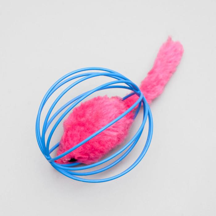 Игрушка Мышь в шаре, 6 см