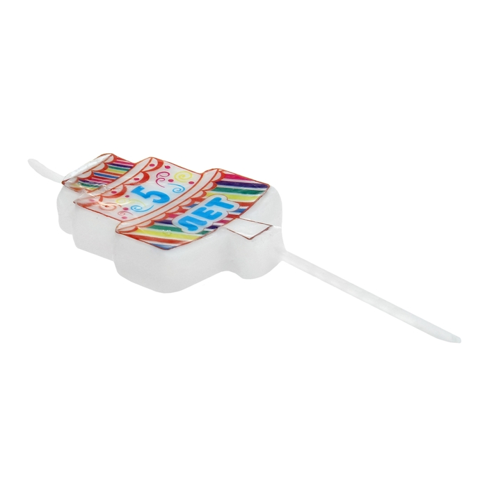 Свеча в торт "5 лет"