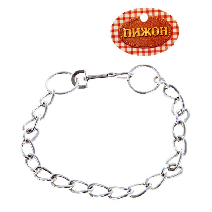 Ошейник металлический 43 см х 3,5 мм