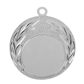 Медаль под нанесение, серебро, d=4 см Ош