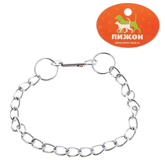 Ошейник металлический 43 см х 3 мм